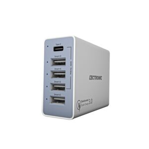 مرساة شحن 3 USB-A و USB-C أبيض مرساة شحن 3 USB-A و USB-C أبيض